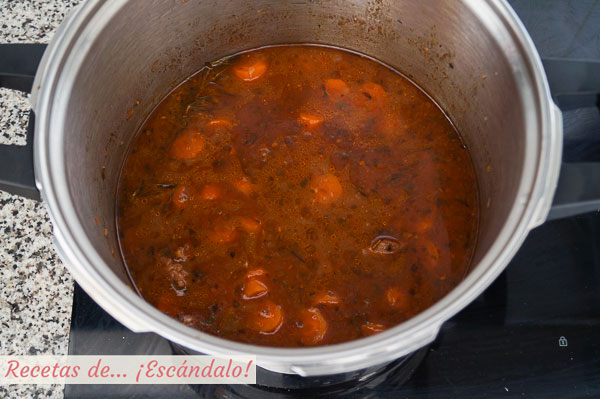 Ragu de ternera casero