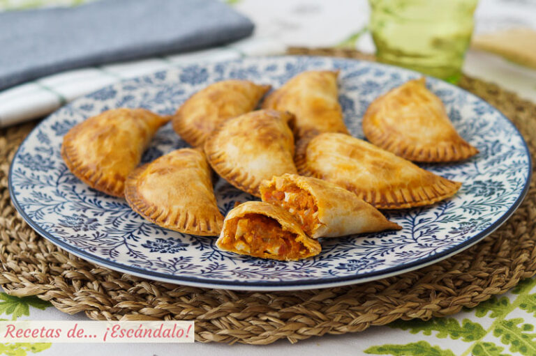Empanadillas al horno de atún y sofrito, muy fáciles y ricas
