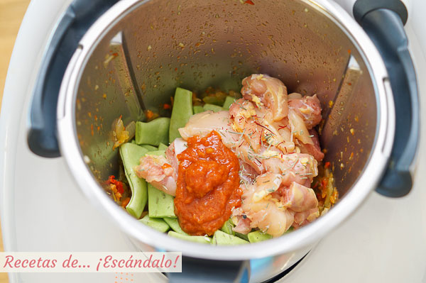 Ingredientes arroz con pollo thermomix