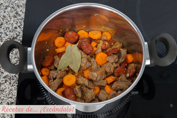 Ingredientes lentejas con chorizo estofadas