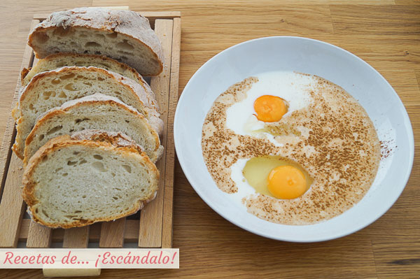 Ingredientes tostadas francesas o french toast o