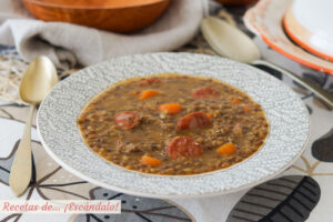Lentejas con chorizo