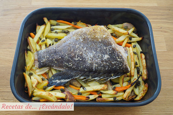 Mero al horno