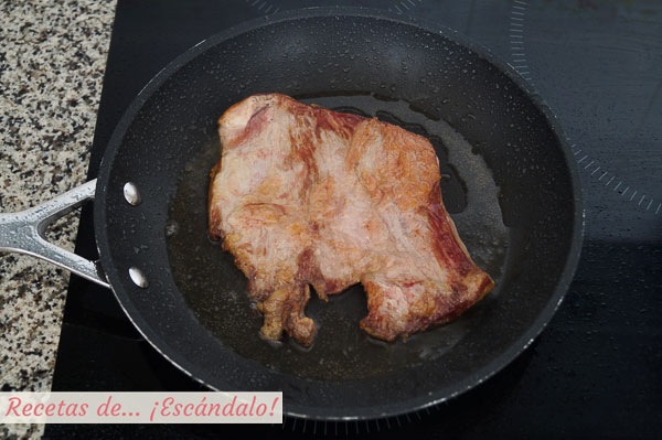 Secreto de cerdo iberico a la plancha