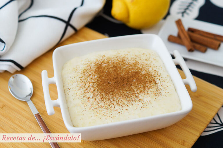 Arroz con leche con Thermomix. Receta de postre tradicional
