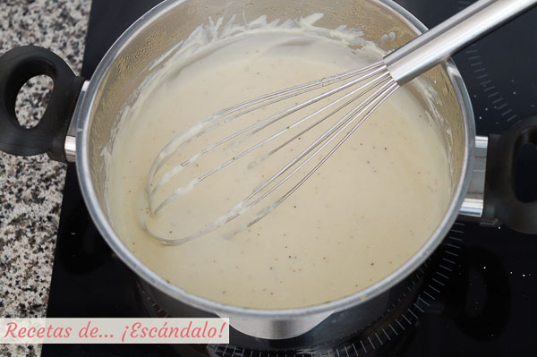 Bechamel para croquetas caseras