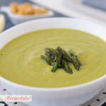 Crema de espárragos verdes en Thermomix