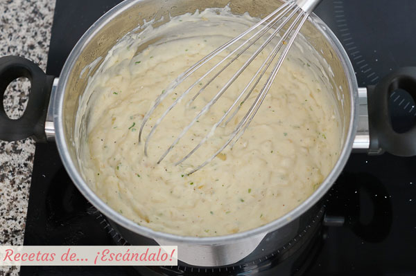 Masa para croquetas de bacalao caseras