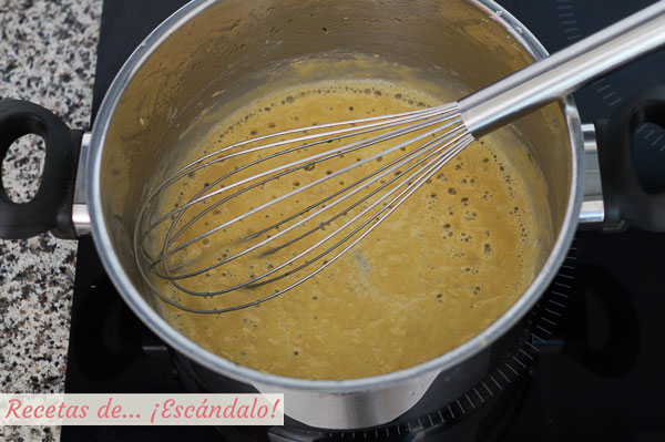 Roux para bechamel de croquetas
