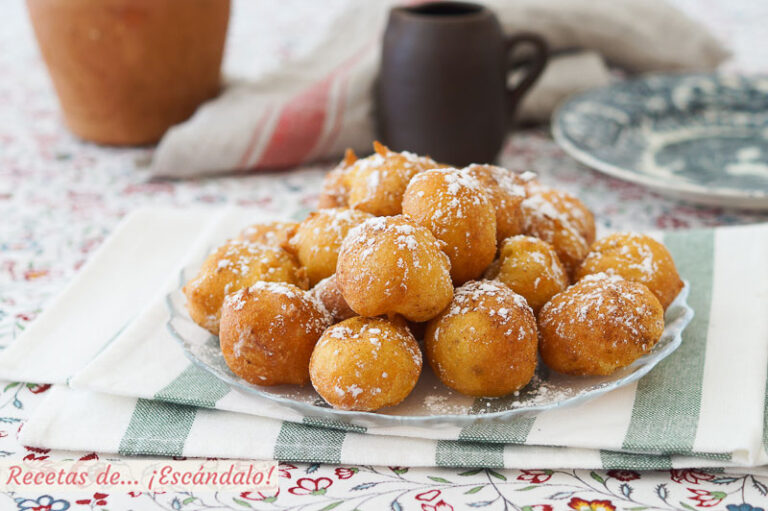 Receta de buñuelos de viento tradicionales y fáciles
