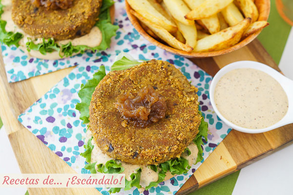 Como hacer hamburguesas vegetales de lentejas. Muy sabrosas, cremosas y faciles