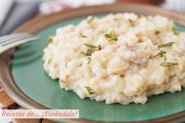 Como hacer risotto de champinones con Thermomix, cremoso y riquisimo