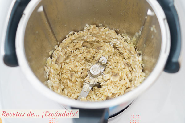 Ingredientes risotto de champinones thermomix