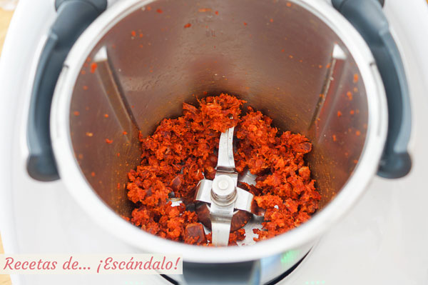 Chorizo picado para pasta