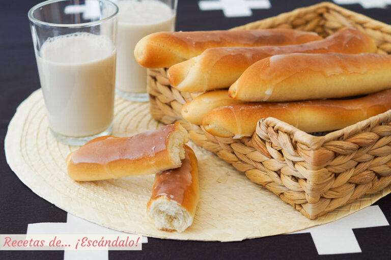 Receta de fartons caseros valencianos y horchata casera, muy fácil