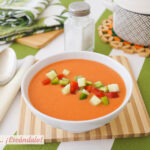 Gazpacho andaluz en Thermomix
