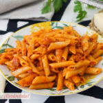 Macarrones con chorizo y tomate en Thermomix