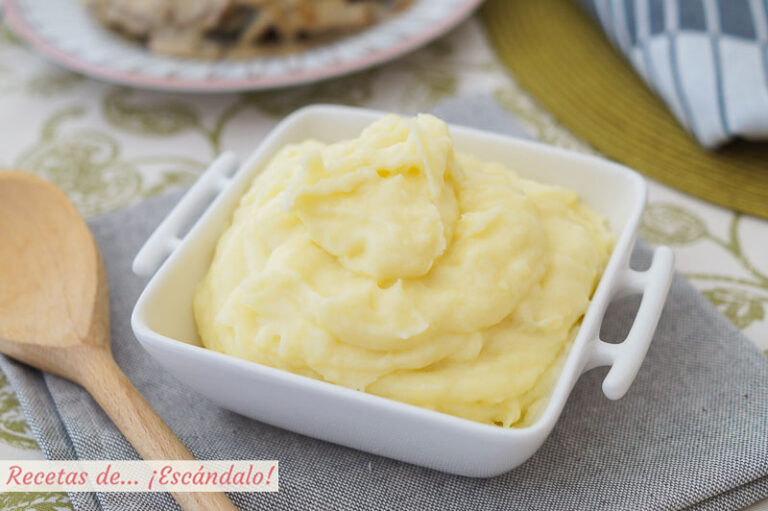 Puré de patatas con Thermomix, cremoso y delicioso