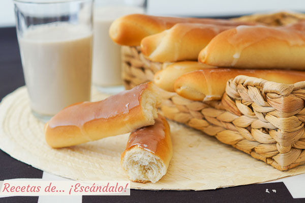 Receta de fartons caseros valencianos y horchata casera, muy facil