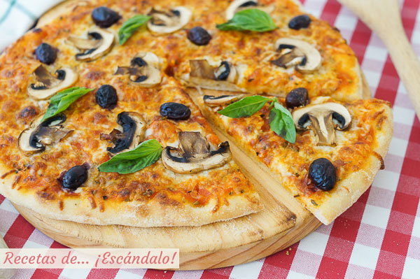 Receta de masa de pizza en Thermomix. Casera, riquisima y facil