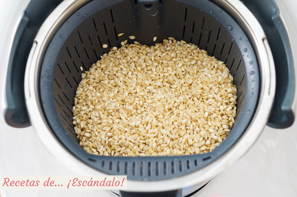 Arroz integral thermomix