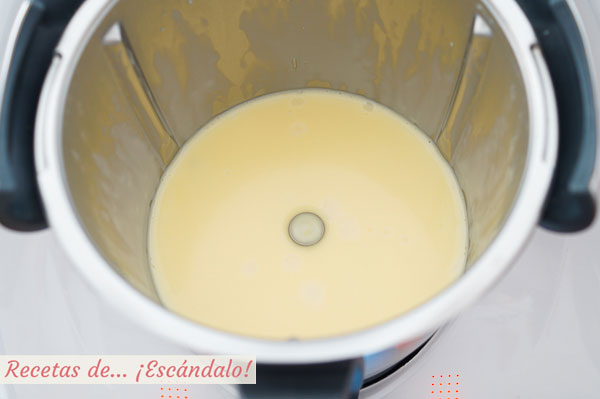 Crema para natillas con thermomix