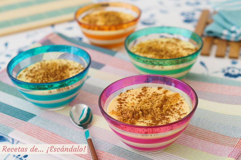 Natillas caseras con Thermomix, rapidas y cremosas
