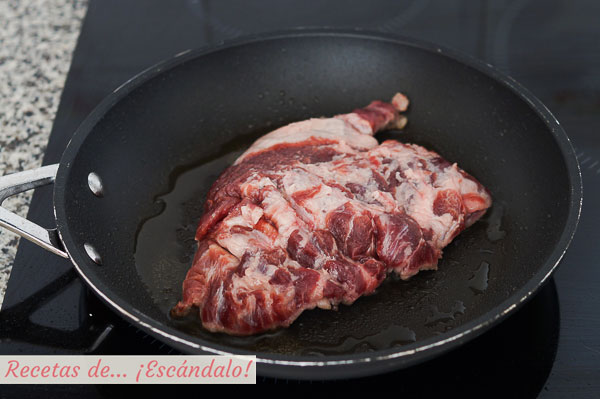 Pluma iberica de cerdo