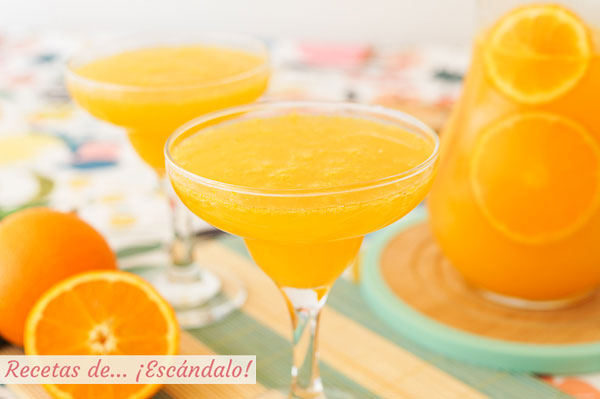 Receta de ingredientes de Agua de Valencia. Coctel mediterraneo