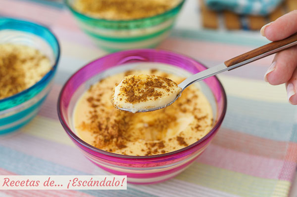 Receta de natillas caseras con Thermomix, rapidas y cremosas