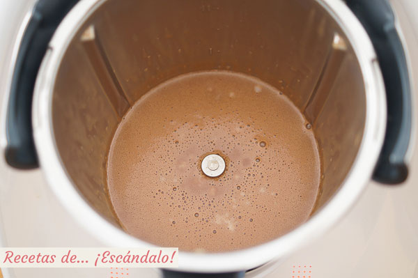 Chocolate con leche tarta