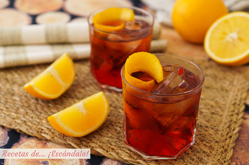 Cocktail Negroni, un clasico italiano para el aperitivo. Receta e ingredientes
