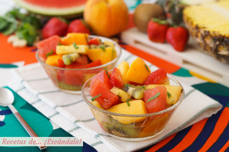Macedonia de frutas casera, la receta del postre más saludable y sabroso