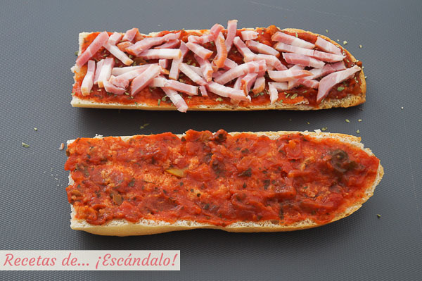 Pan pizza casero