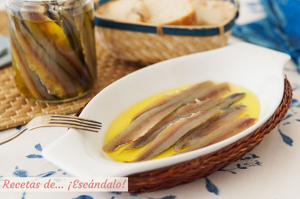 Receta de anchoas caseras en salazon, un aperitivo ideal
