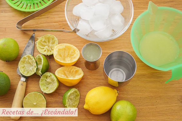 Zumo de lima para daikiri o daiquiri