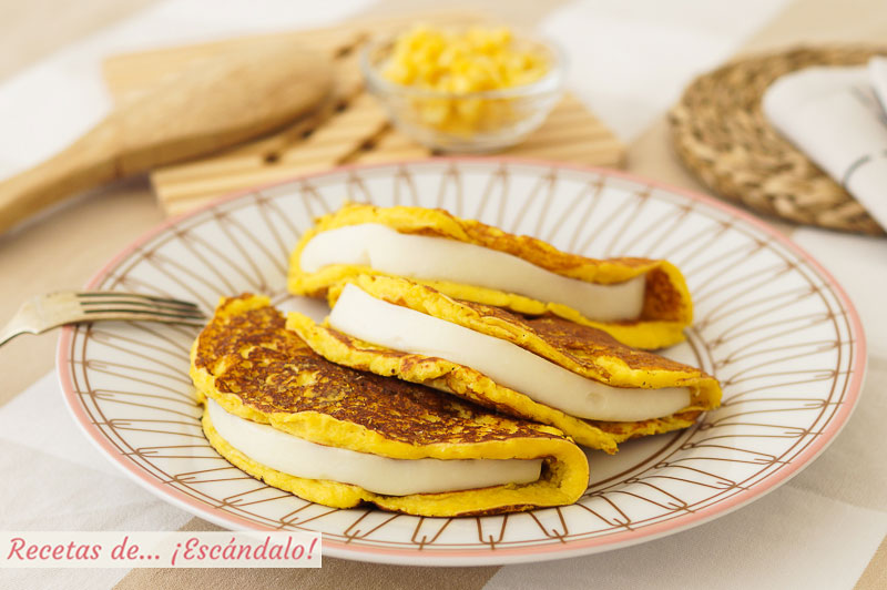 Cachapas venezolanas caseras con queso, irresistibles