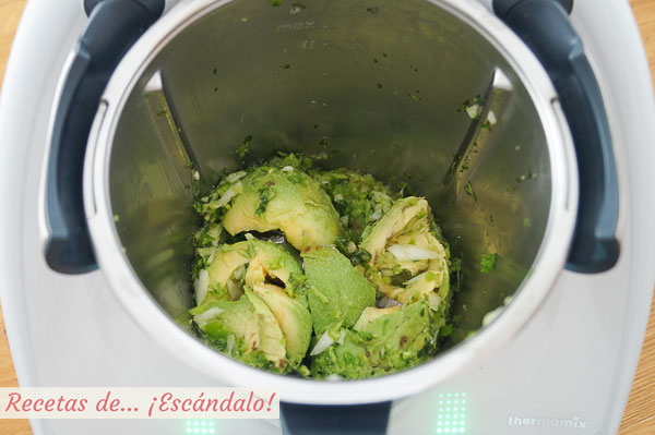 Ingredientes guacamole thermomix