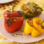 Pimientos rellenos de carne picada