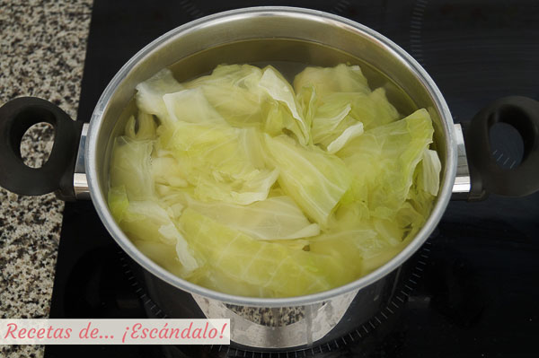 Repollo cocido