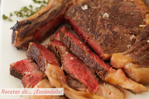 Como hacer chuleton de ternera a la plancha, con trucos para que te quede perfecto