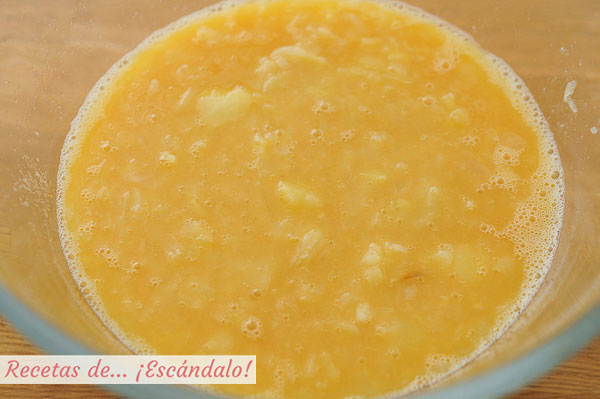 Mezcla tortilla patatas cebolla thermomix