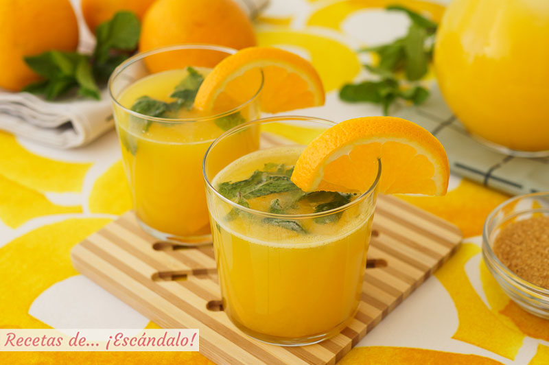 Naranjada casera, el refresco mas natural y sencillo