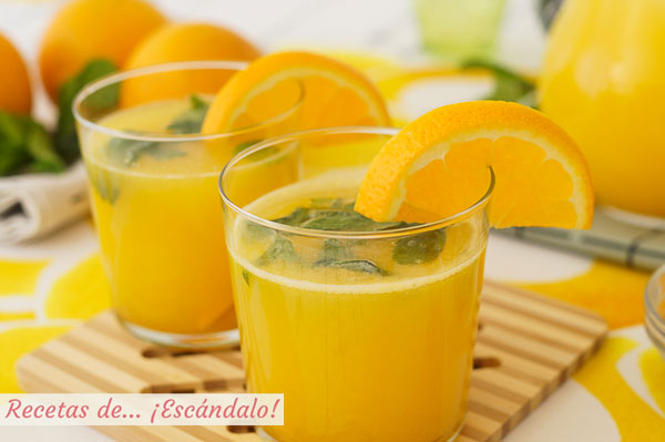 Receta de naranjada casera, el refresco mas natural y sencillo