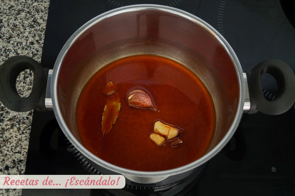 Escabeche para mejillones