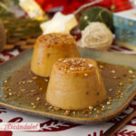 Flan de turrón con Thermomix