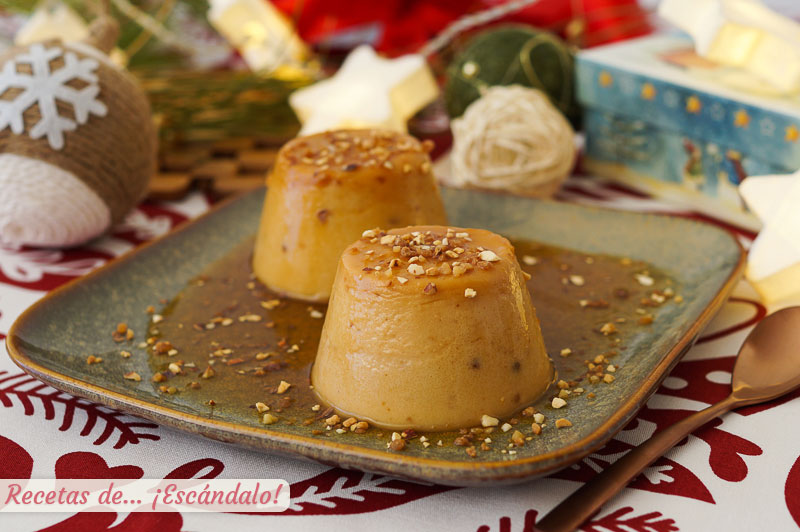 Flan de turron con thermomix, con o sin horno y delicioso