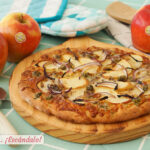 Pizza con manzana