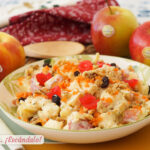 Ensalada de manzana navideña