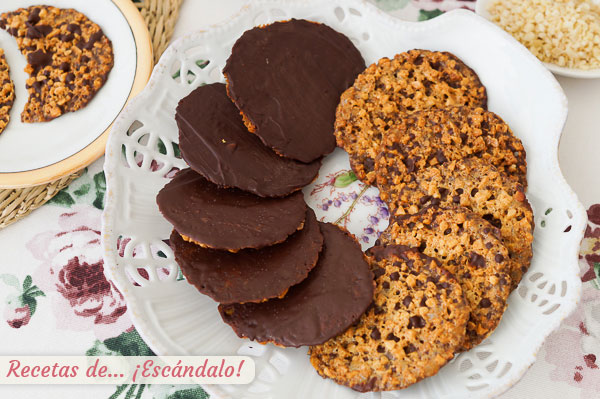 Como hacer galletas Moscovitas de almendra y chocolate caseras